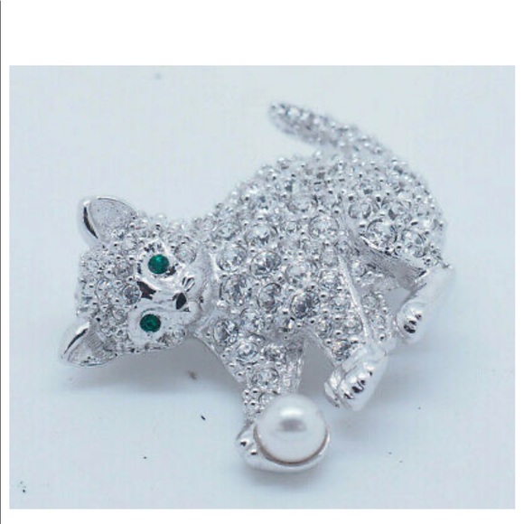 Swarovski kitten with ball pin (retired) signed - Picture 6 of 9